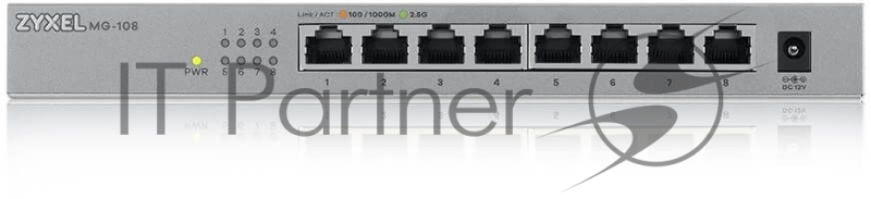 Коммутатор Zyxel MG-108-ZZ0101F неуправляемый