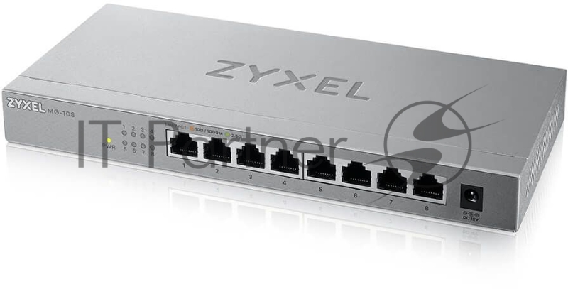 Коммутатор Zyxel MG-108-ZZ0101F неуправляемый