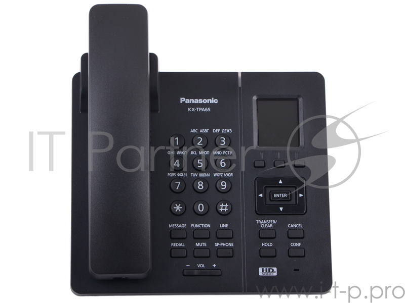 Телефон IP Panasonic KX-TPA65RUB черный