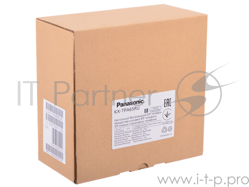 Телефон IP Panasonic KX-TPA65RUB черный