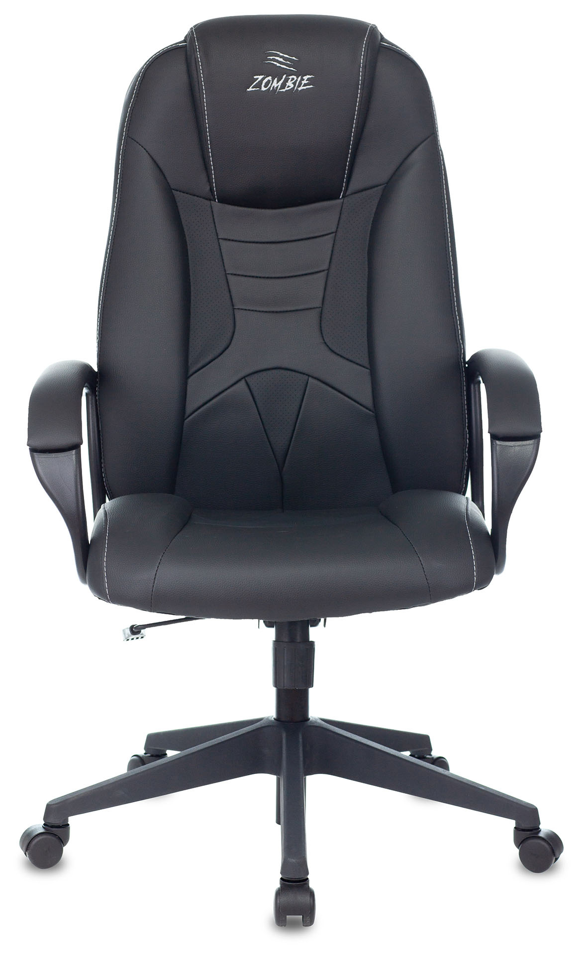 Кресло игровое Zombie 8 черный искусственная кожа крестовина пластик