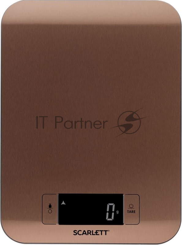 Весы кухонные электронные Scarlett SC-KS57P49 макс.вес:5кг бронза