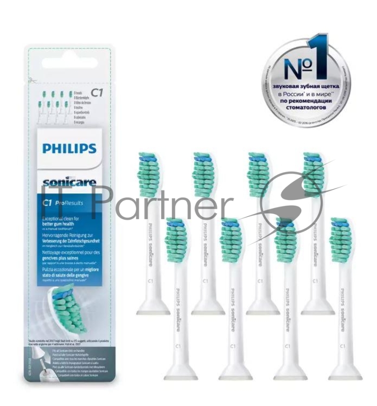 Стандартные насадки для звуковой зубной щетки Philips Sonicare ProResults
