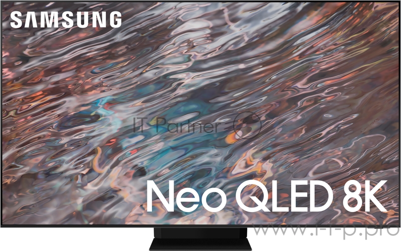 Телевизор ЖК 85 Samsung QE85QN800AUXRU / 85”, Neo QLED 8K, Smart TV,Wi-Fi, Voice, PQI 4800, HDR 32х, HDR10+, DVB-T2/C/S2, 4.2.2 CH, 70W, OTS+, FreeSync Premium Pro, 4HDMI, 3USB, STAINLESS STEEL/SAND BLACK