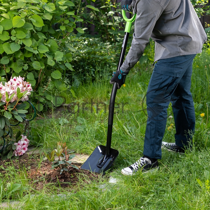 Лопата СИБРТЕХ совковая, металлический черенок// СИБРТЕХ 61613