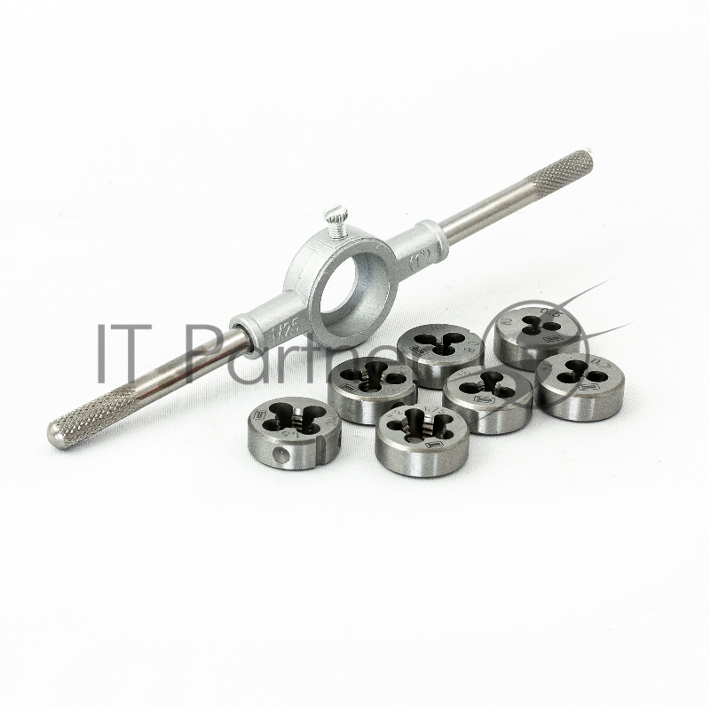 Набор плашек СИБРТЕХ М3-М12,8 предметов//77309