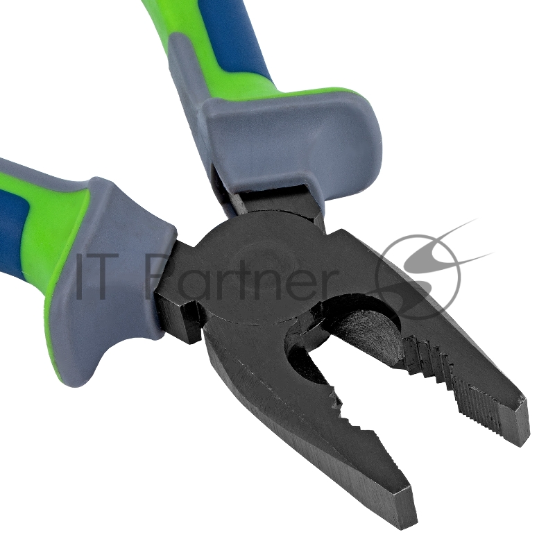 СИБРТЕХ Плоскогубцы комбинированные, 200 мм, фосфатирование, трехкомпонентные рукоятки 17055