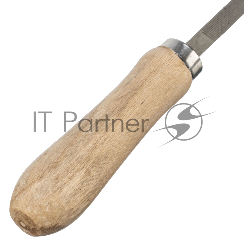 СИБРТЕХ Напильник,150 мм,трехгранный,деревянная ручка//16023