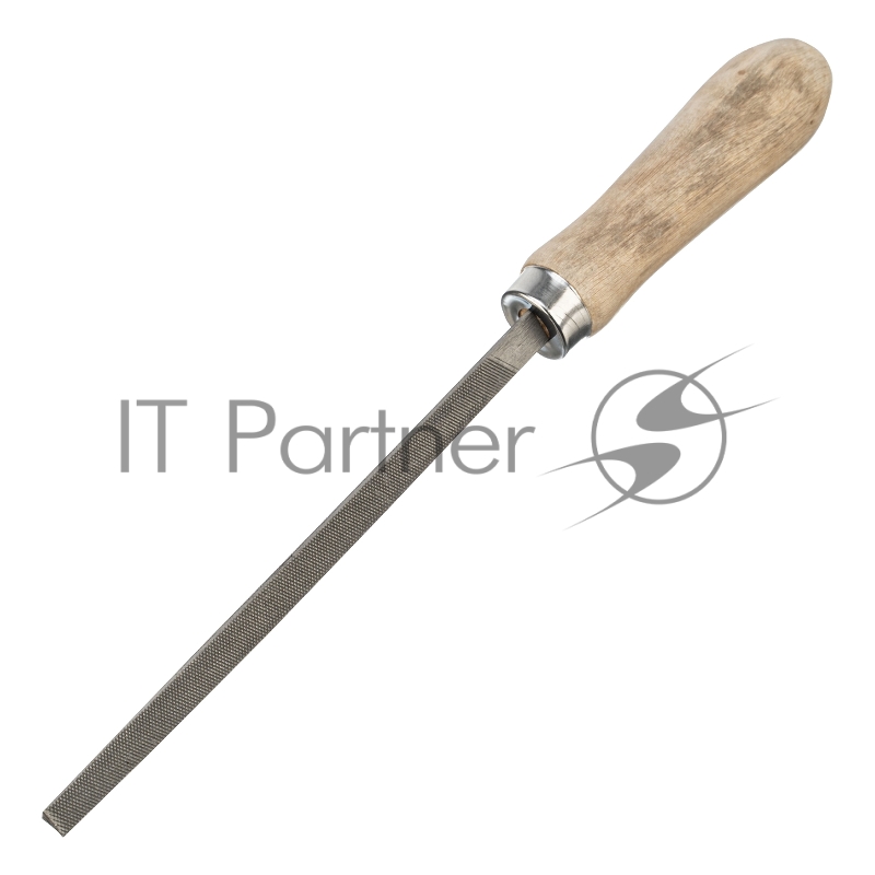 СИБРТЕХ Напильник,150 мм,трехгранный,деревянная ручка//16023