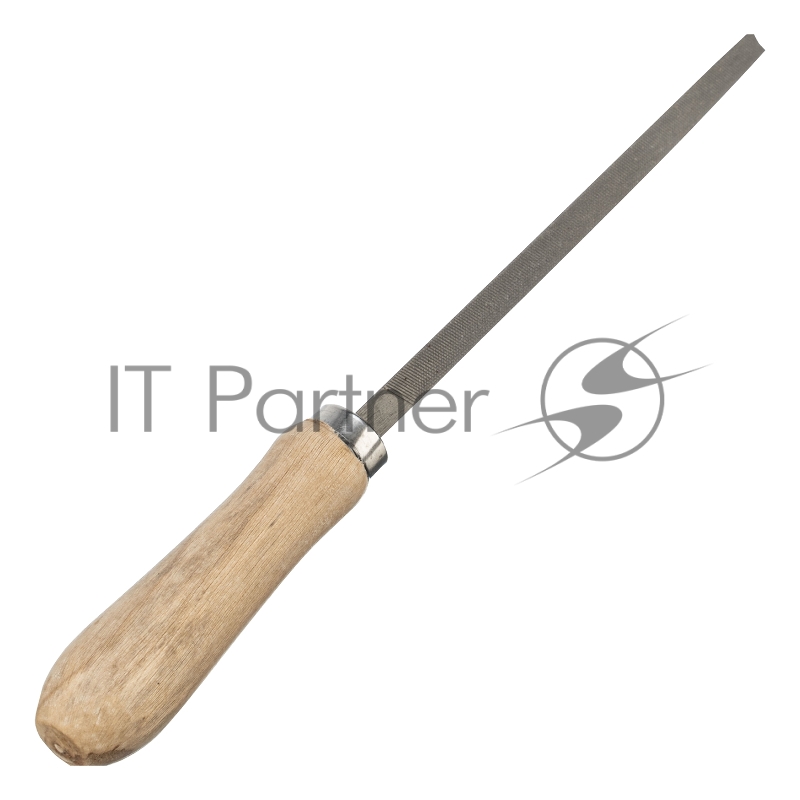 СИБРТЕХ Напильник,150 мм,трехгранный,деревянная ручка//16023