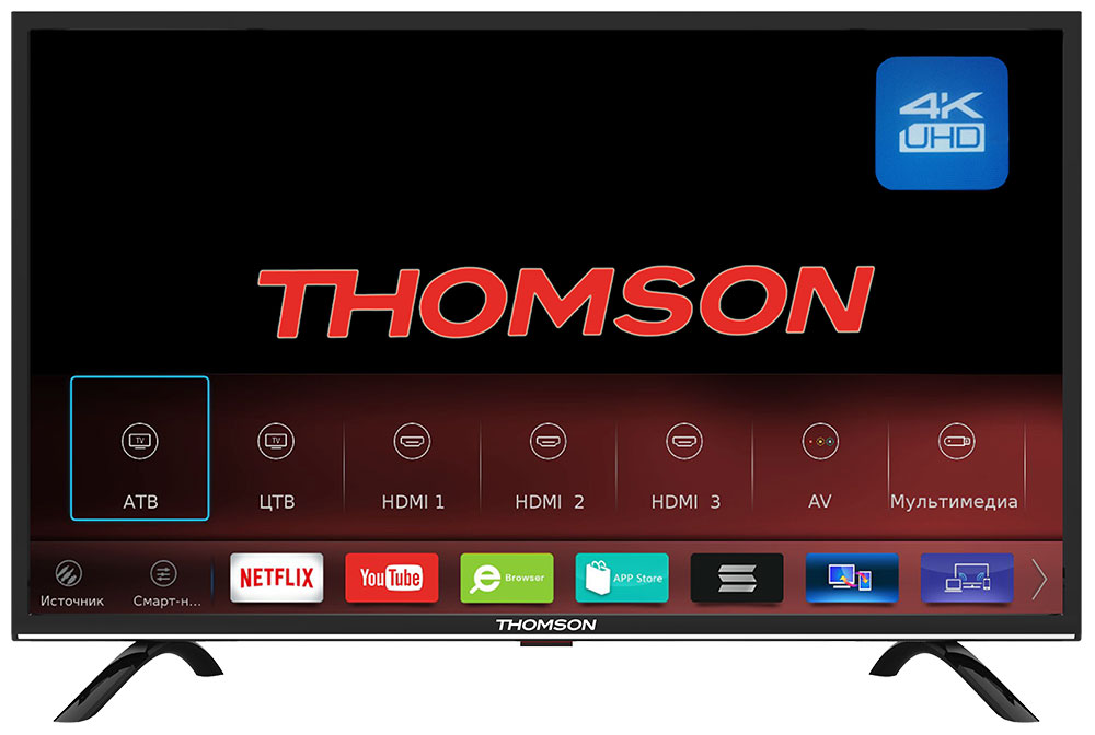 Телевизор LED 55 Thomson T55USL5210 черный