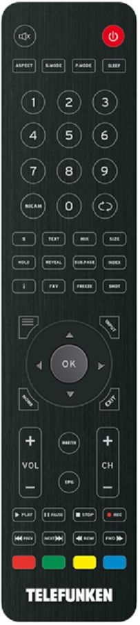 Телевизор LED 55 Telefunken TF-LED55S37T2SU черный