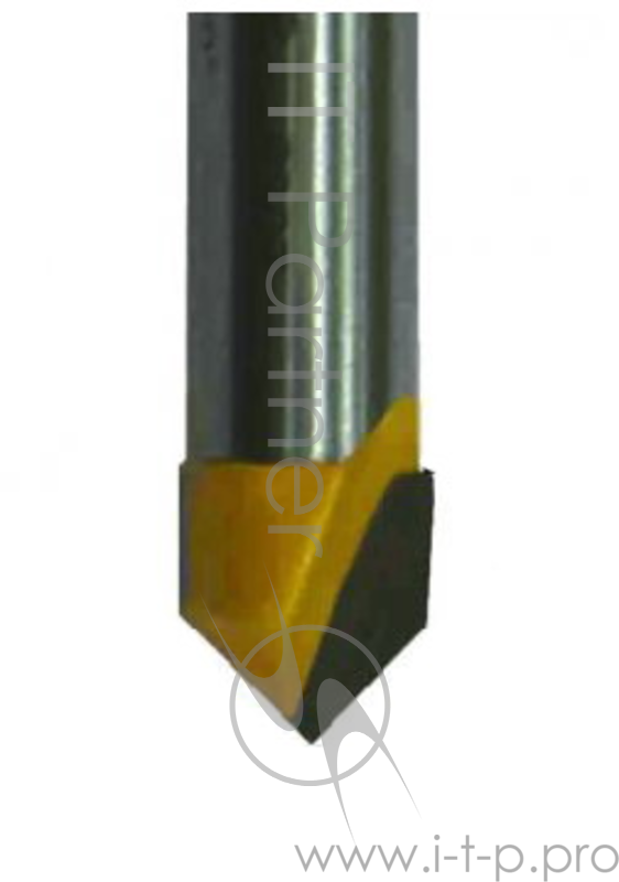 Фреза ЭНКОР 9306 паз галтельная ф6.3мм V-обр 90° хв8мм