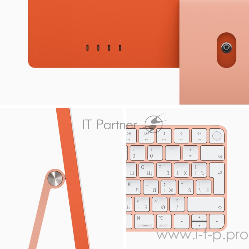 Моноблок Apple 24-inch iMac with Retina 4.5K display: Apple M1 chip with 8-core CPU and 8-core GPU/16GB unified memory/256GB SSD - Orange