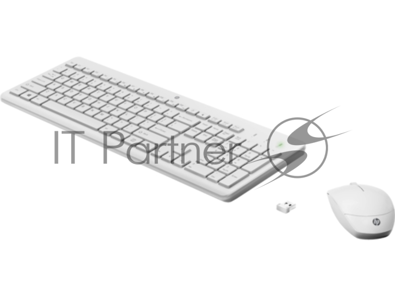 Комплект клавиатура+мышь HP 230 WL Mouse+KB Combo WHT