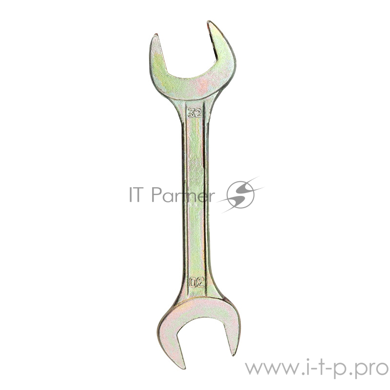 Ключ гаечный рожковый REXANT 30х32 мм, желтый цинк