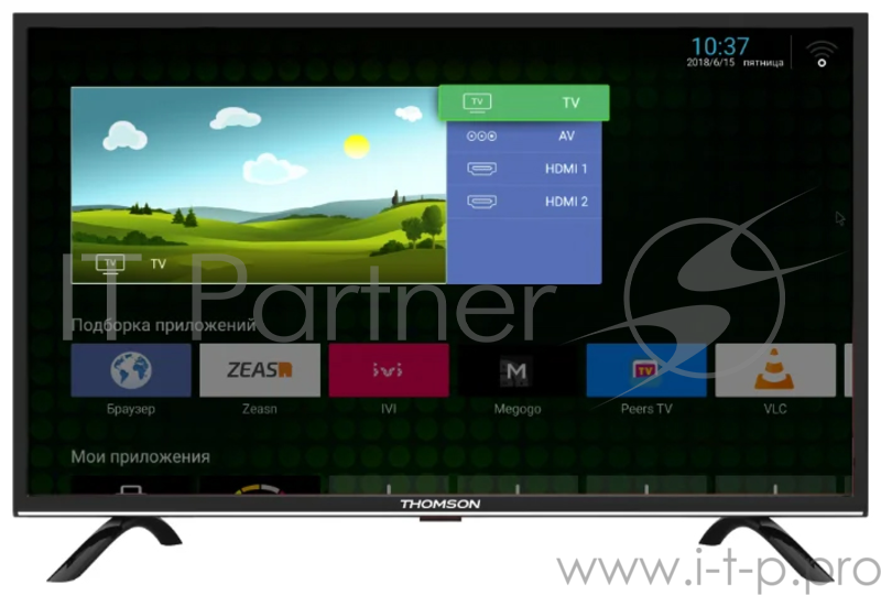 Телевизор LED 49 Thomson T49FSL5130 черный