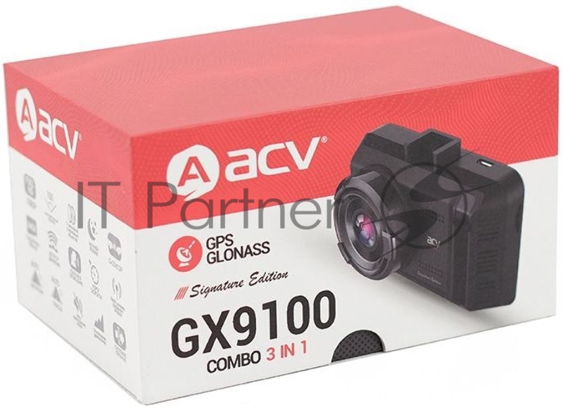 Видеорегистратор с радар-детектором ACV GX-9100 GPS ГЛОНАСС