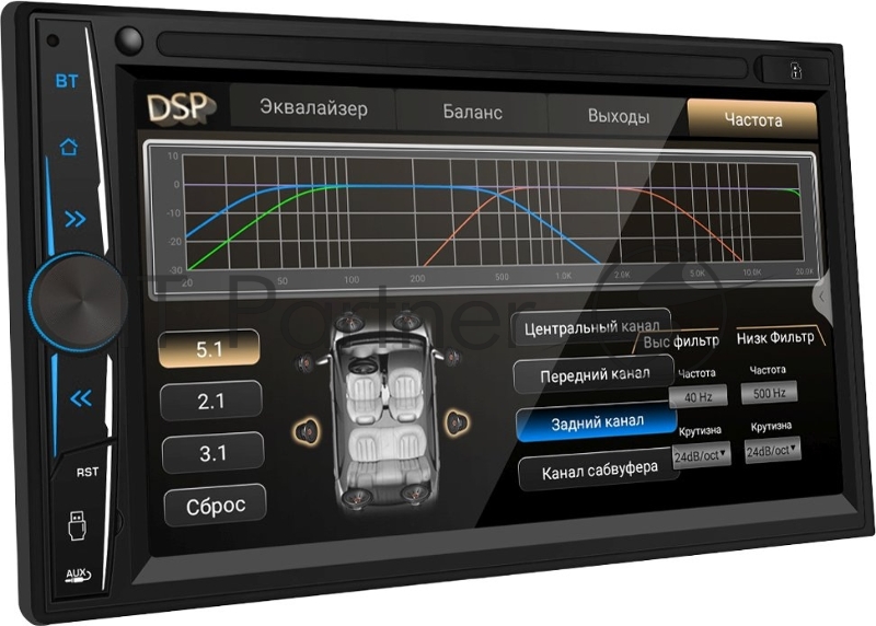 Автомагнитола ACV ADX-700 2DIN 4x50Вт