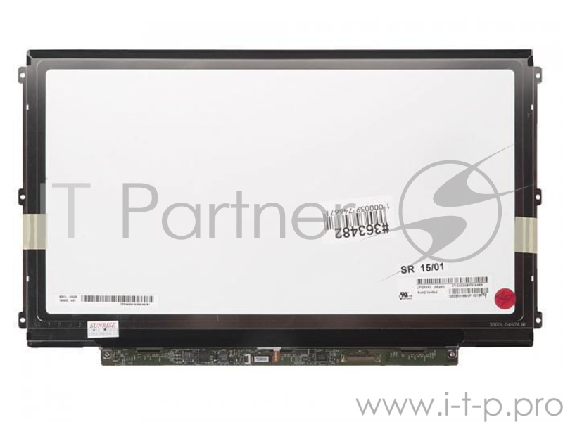 Матрица 12.5 Matte LP125WH2 (SP)(M1), WXGA HD 1366x768, 40L, cветодиодная (LED), LG Philips, Uslim уши Л/П