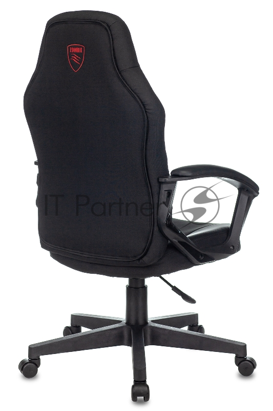 Кресло игровое Zombie 10 черный искусст.кожа/ткань крестовина пластик