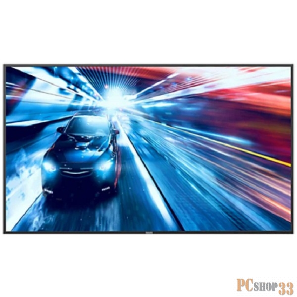 Монитор 43 Philips 43BDL3550Q 18/7 IPS 3840x2160 16:9 8ms 178/178 400cd 1300:1 VGA 2*HDMI DVI DP 2*USB2.0 RJ45 RS232C IR Speakers Android 8.0 HTML5 browser Memory CMND,CMND&Deploy basic failover LAN