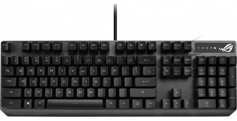 Игровая клавиатура ASUS ROG Strix Scope NX (ROG NX RED switches, аллюминивая рама, USB, RGB подсветка, 90MP0186-B0RA00)