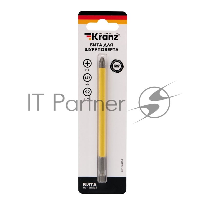 Бита для шуруповерта KRANZ PH2х127 мм