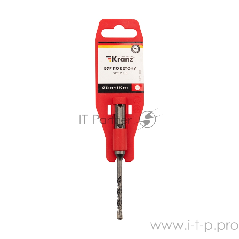 Бур по бетону 5x110 мм SDS PLUS Kranz