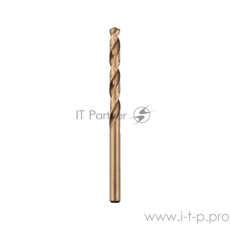 Сверло по металлу 10 мм «Кобальт» (сталь HSS-Co 5% M35 P6M5K5) (1 шт. в блистере) DIN 338 Kranz