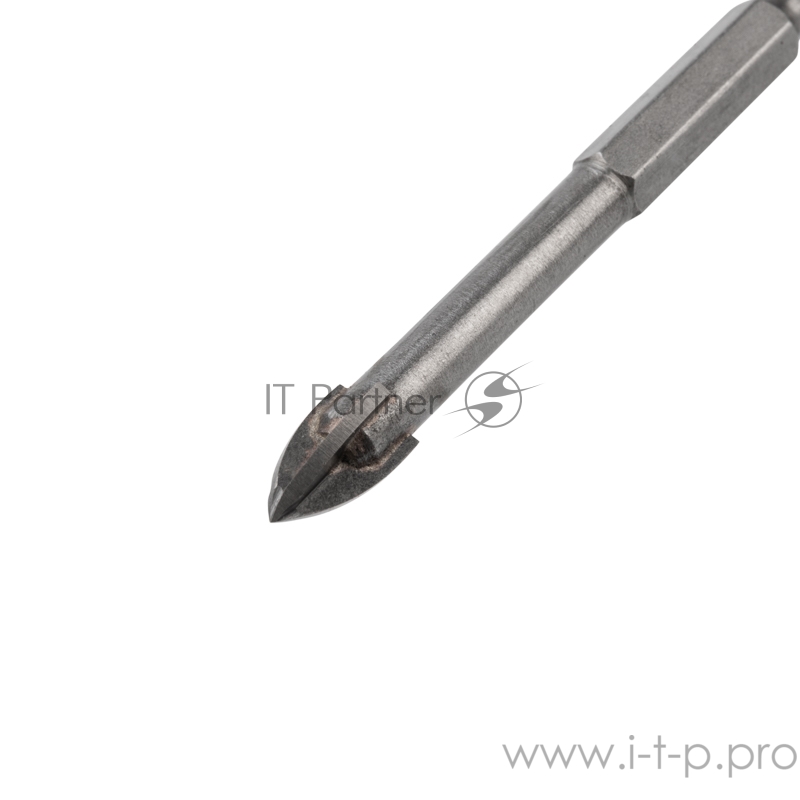 Сверло по стеклу и керамике 8 мм 4 грани шестигранный хвостовик Kranz