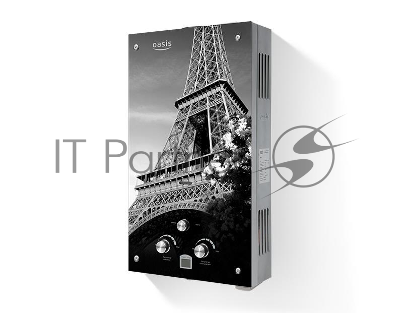 Проточный газовый водонагреватель 10 GLASS 20 EG OASIS