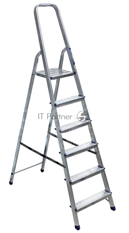 Стремянка Alumet АМ706 алюминий 6ступ. H3.3м макс.нагр.:150кг