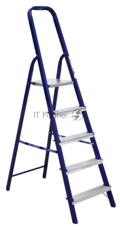 Стремянка Alumet М8405 сталь/алюминий 5ступ. H3.1м макс.нагр.:150кг