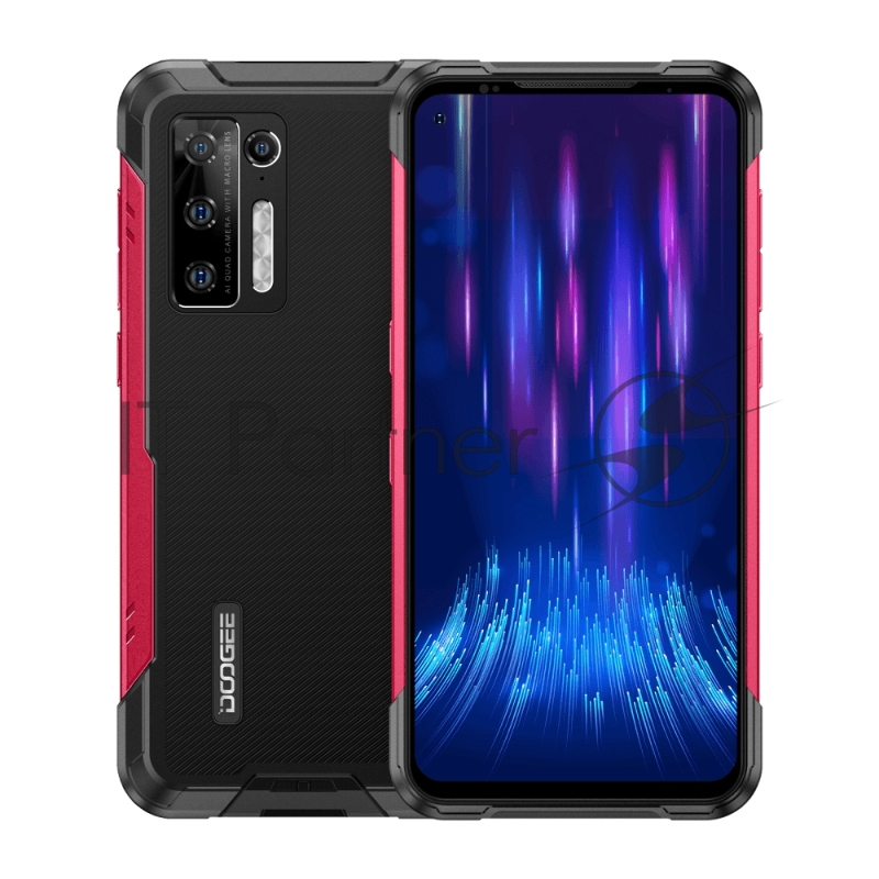 Смартфон Doogee S97 Pro Red Lava, 6.39 720 x 1560 пикселей, 2 x Cortex - A76 2.1 ГГц+6 x Cortex -A55 2.0 ГГЦ, 8 Core, 8GB RAM, 128GB, up to 256GB flash, 48 МП+ 8МП + 2МП + 2МП/16Mpix, 2 Sim, 2G, 3G, LTE, BT, Wi-Fi, NFC, GPS, Glonass, Type-C, 8 500 мА