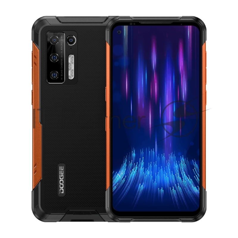 Смартфон Doogee S97 Pro Orange Tiger, 6.39 720 x 1560 пикселей, 2 x Cortex - A76 2.1 ГГц+6 x Cortex -A55 2.0 ГГЦ, 8 Core, 8GB RAM, 128GB, up to 256GB flash, 48 МП+ 8МП + 2МП + 2МП/16Mpix, 2 Sim, 2G, 3G, LTE, BT, Wi-Fi, NFC, GPS, Glonass, Type-C, 8 50