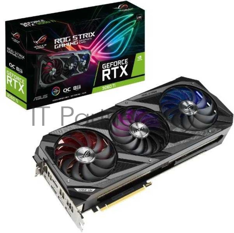 Видеокарта ASUS ROG-STRIX-RTX3060TI-O8G-V2-GAM LHR RTX3060TI 8GB GDDR6 3xHDMI 3xDP RTL