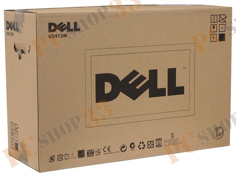 ЖК-монитор 24.0 Dell U2412M 1920x1200, 8мс (GtG), черно-серый (D-Sub, DVI, DP, USB Hub)