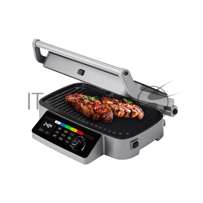 Гриль-пресс Polaris PGP 3002DP Optimal Temp электрич., Черный