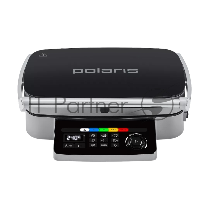 Гриль-пресс Polaris PGP 3002DP Optimal Temp электрич., Черный
