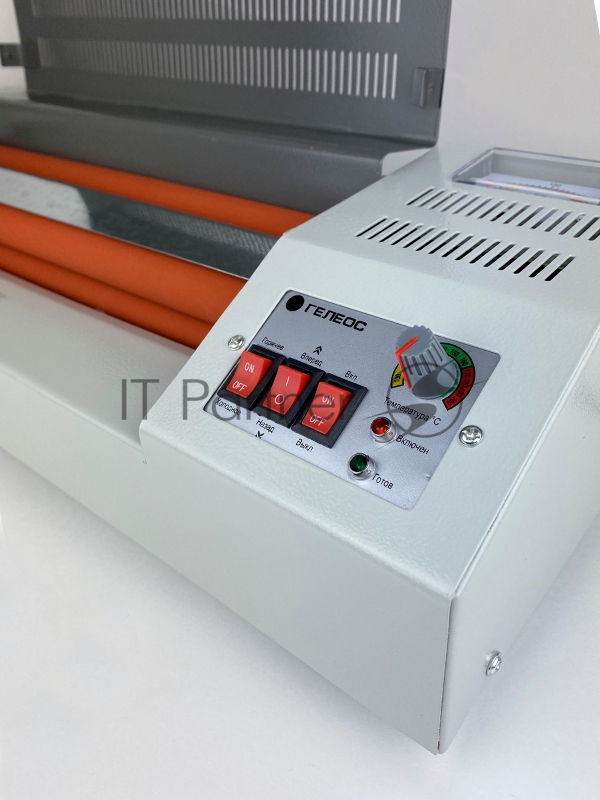 Ламинатор ГЕЛЕОС ЛМ A3 Про, А3, 2х250 (пленка 60-250мкм), 620 мм/мин, 4 вала, реверс, металл. корпус, мах толщина 2мм