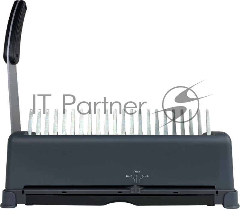 Переплетчик ГЕЛЕОС БП-12 на пластиковую пружину, А4, ручная перфорация 12 листов, переплет макс до 500 л., глубина перфорации 3,5-5,5 мм