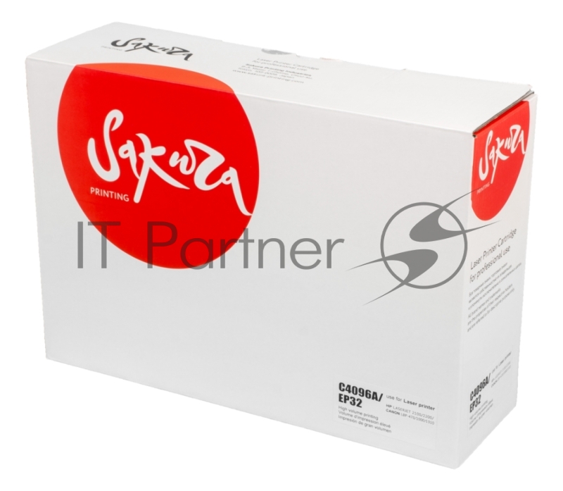 Картридж SAKURA C4096A/EP32 для HP и Canon, черный, 6000к.