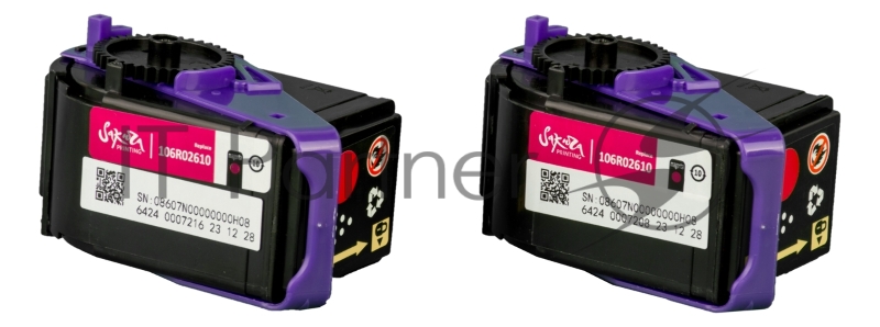 Картридж SAKURA 106R02610 для Xerox Phaser 7100, пурпурный, 9 000 к. (в комплекте 2 шт., на 4 500 к. каждый)