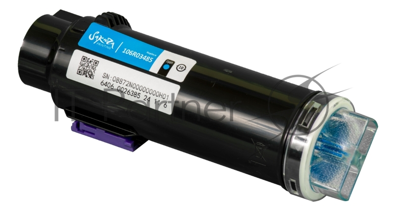 Картридж SAKURA 106R03485 для Xerox Phaser, WC, голубой, 2400 к.