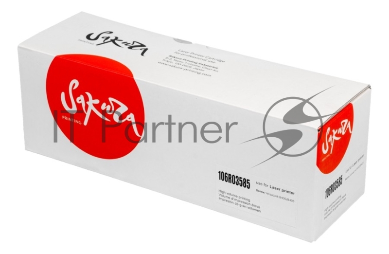 Картридж SAKURA 106R03585 для Xerox VersaLink B400/ B405, черный, 24600 к.