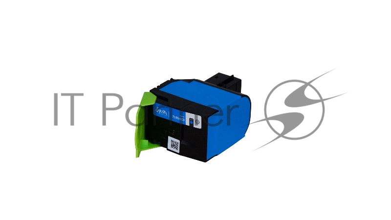 Картридж SAKURA 71B5HC0 для Lexmark CS417dn/ CS517de/ CX417de/ CX517de, синий, 3500 к.