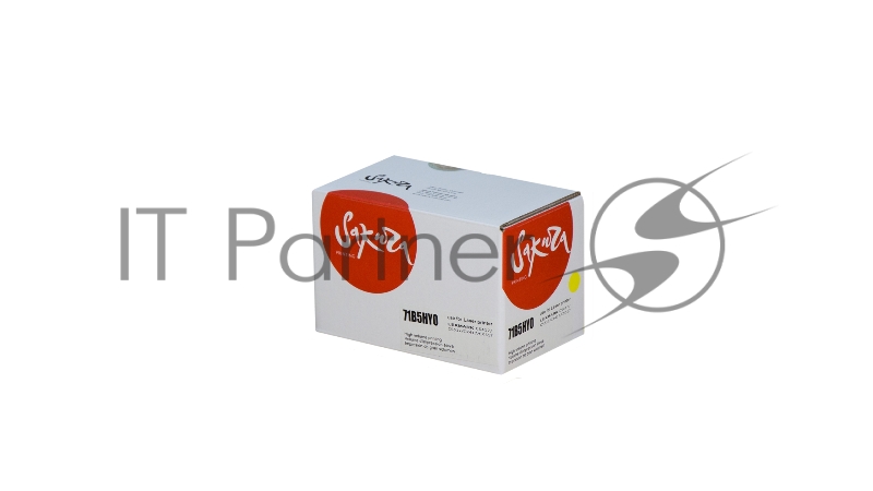 Картридж SAKURA 71B5HY0 для Lexmark CS417dn/ CS517de/ CX417de/ CX517de, желтый, 3500 к.