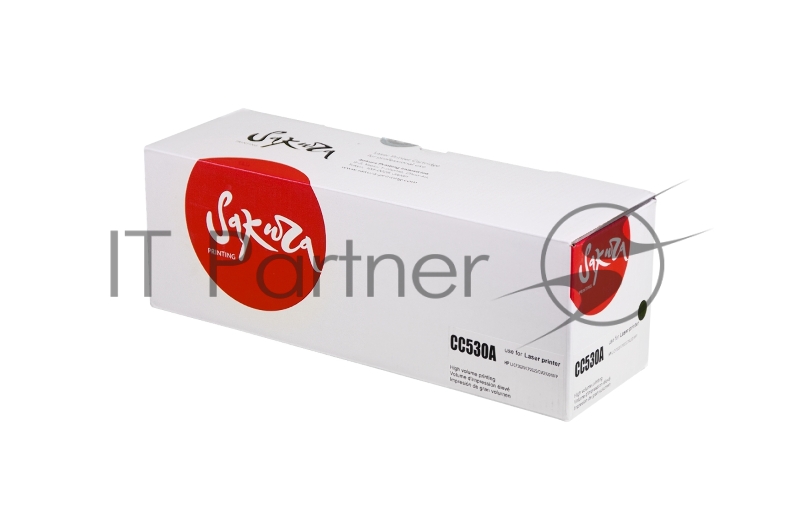 Картридж SAKURA CC530A для HPColor LaserJet CM2320fxiMFP/CM2320nMFP/ CM2320nfMFP/CP2025/CP2025n/CP2 черный, 3500 к.
