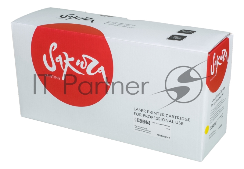 Картридж SAKURA C13S050148 для EPSON Aculaser C4100, желтый, 8 000 к.